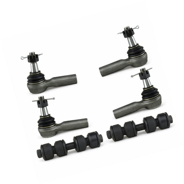 Tie Rod End Sway Bar Link Kit Suitable for Nissan Navara D22 4WD 1998-2004-2