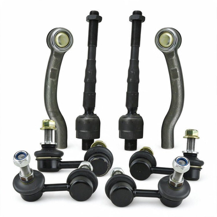 Steering Tie Rod End Sway Bar Link Kit Suitable for Nissan Pathfinder R51 Navara-0