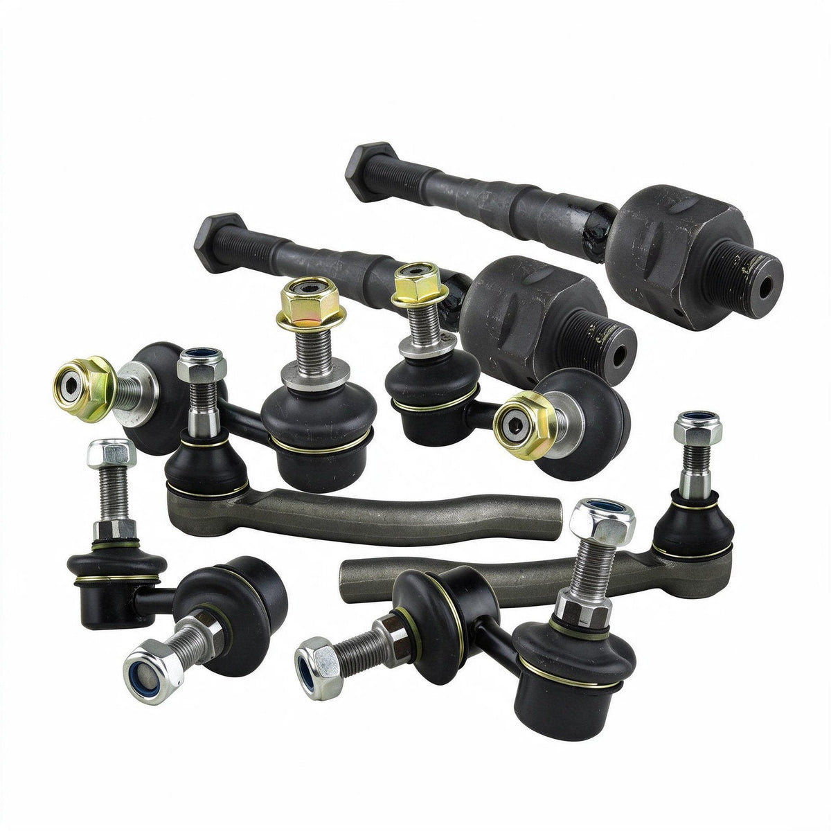 Steering Tie Rod End Sway Bar Link Kit Suitable for Nissan Pathfinder R51 Navara-3