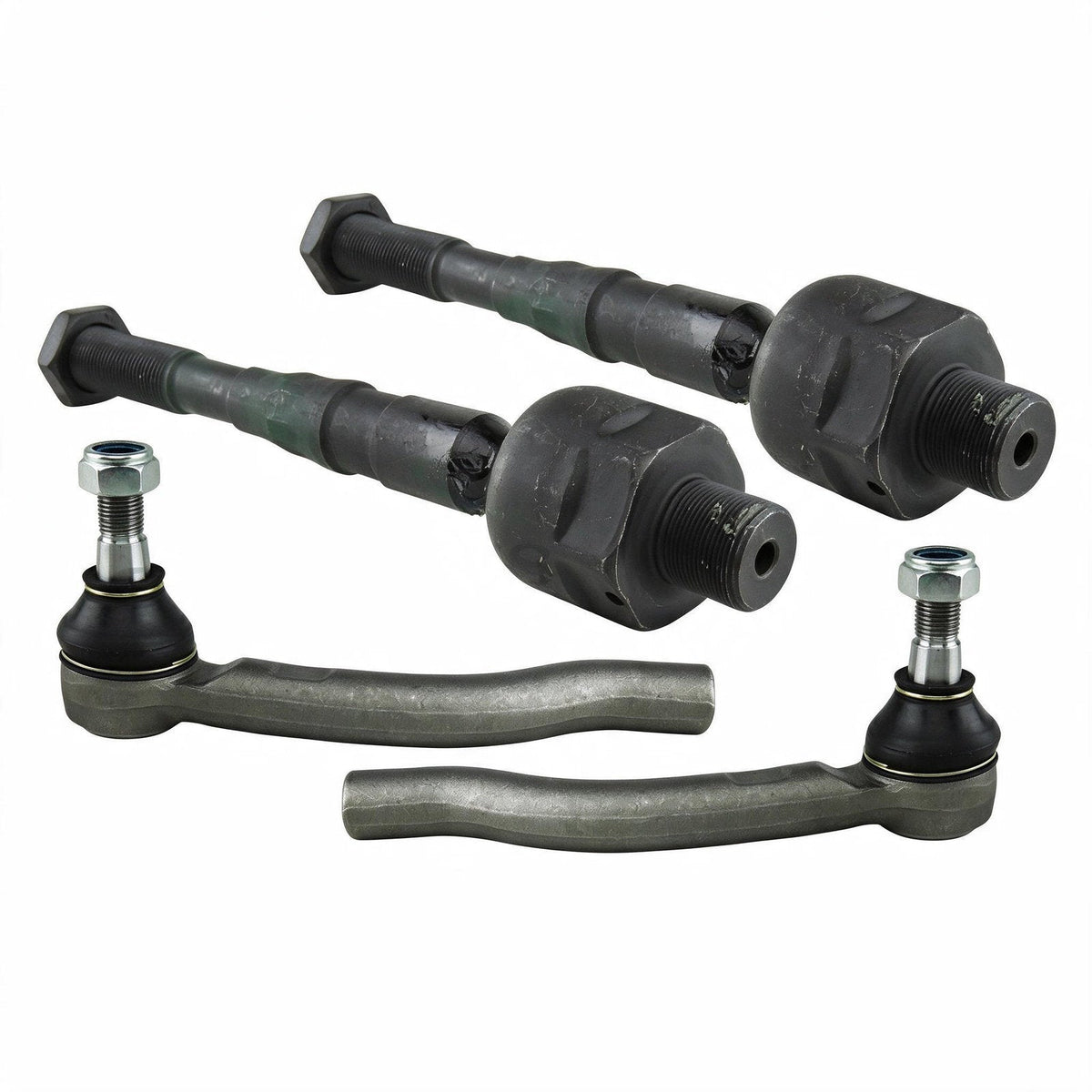 Inner Outer Tie Rod End Set 4 Pieces Suitable for Nissan Pathfinder R51 Navara-1