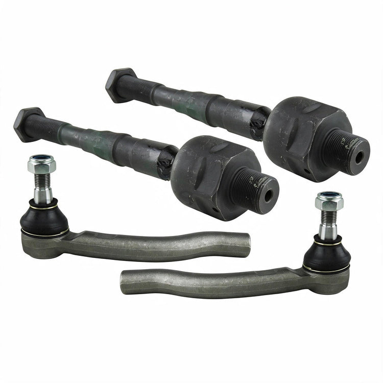 Inner Outer Tie Rod End Set 4 Pieces Suitable for Nissan Pathfinder R51 Navara-3