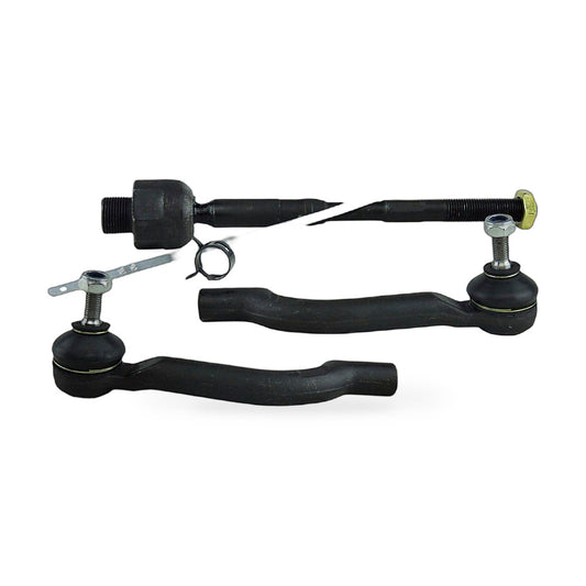 Inner Outer Tie Rod End Set 4PCS Suitable for Nissan X-Trail T31 2007-2013 2.0L-0
