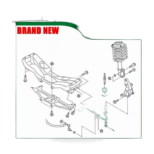 Front Lower Left Right Control Arms Suitable for Subaru Liberty BL BP G4-0