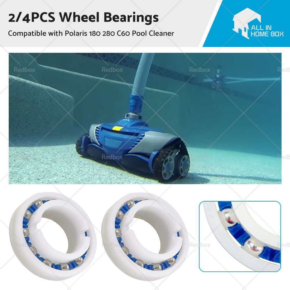2/4PCS Wheel Bearing Suitable for Zodiac MX MX6 MX8 AX10 Baracuda Pool Cleaner - Frazy's Auto Parts
