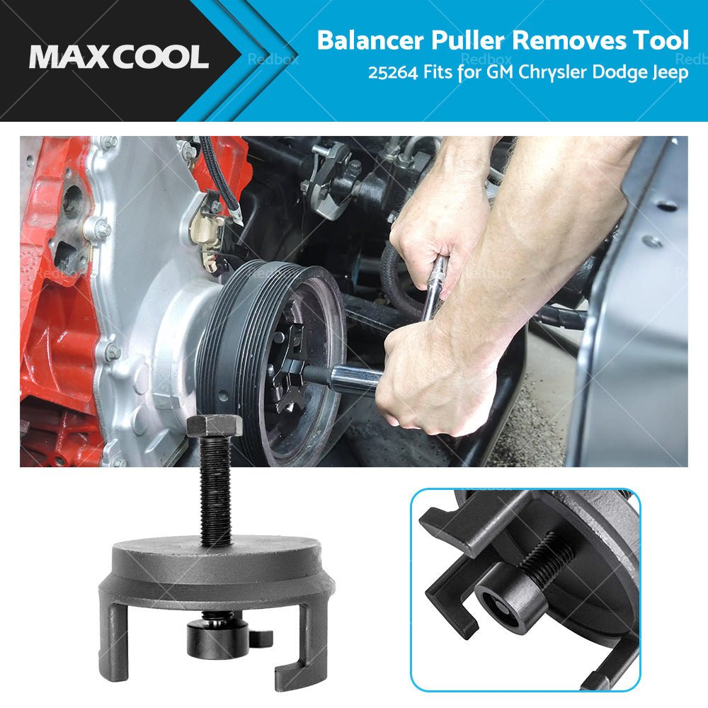 25264 Harmonic Balancer Puller Crank Pulley Puller Quickly Removes Tool For GM - Frazy's Auto Parts