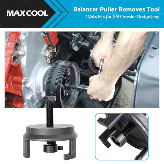 25264 Harmonic Balancer Puller Crank Pulley Puller Quickly Removes Tool For GM - Frazy's Auto Parts