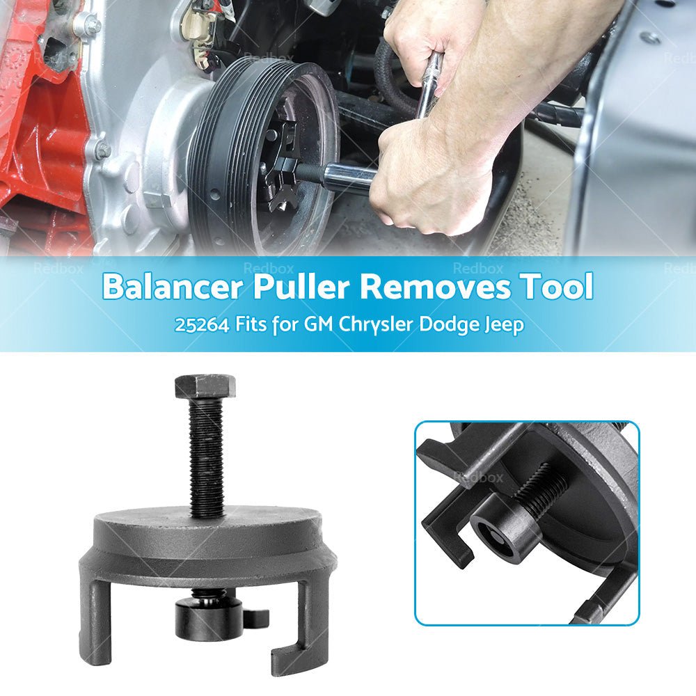 25264 Harmonic Balancer Puller Crank Pulley Puller Quickly Removes Tool For GM - Frazy's Auto Parts