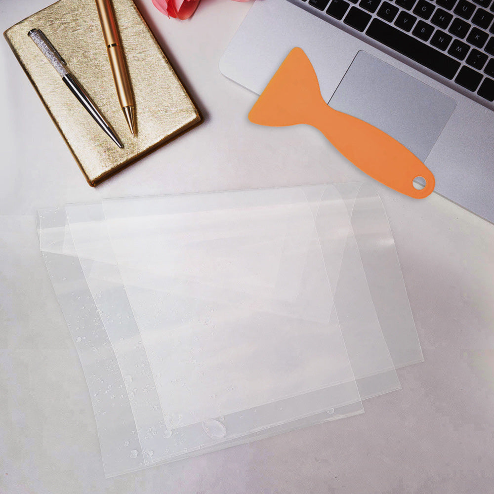 5x FEP Film Sheets With 2x Cleaning Blades Suitable For Anycubic Resin 3D Printer-2