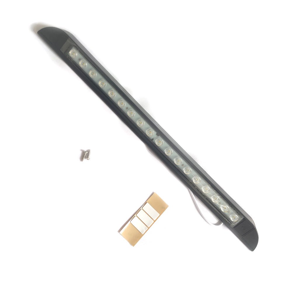 256mm 12V 9 LED Awning Light Touch Switch Strip Bar Caravan Camper Boat Marine - Frazy's Auto Parts