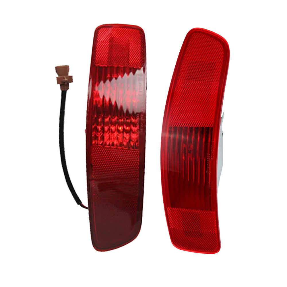 2x Rear Bumper Bar Light Reflector Suitable For Mitsubishi Outlander 2006-2012 LR-1