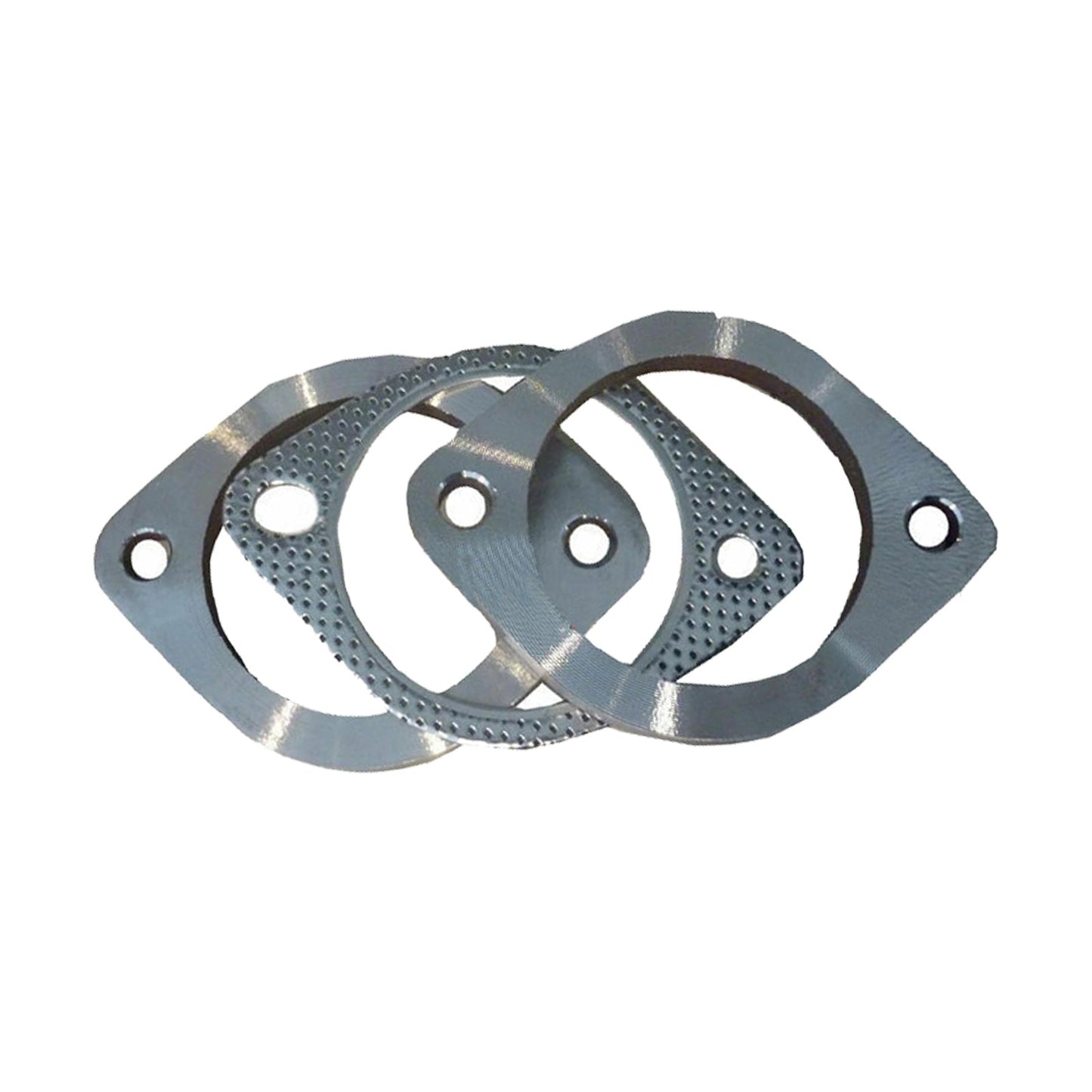 2.5in Universal Exhaust Flange Gasket Plate Bolt Nut Kit 300mm (63mm) Stainless Steel - Frazy's Auto Parts