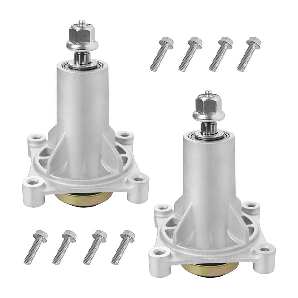 2xSpindle Assembly Suitable For 38-54inchHusqvarna Poulan Pro Mowers LT1597 LTH1797-2