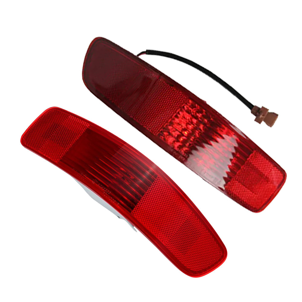 2x Rear Bumper Bar Light Reflector Suitable For Mitsubishi Outlander 2006-2012 LR-2