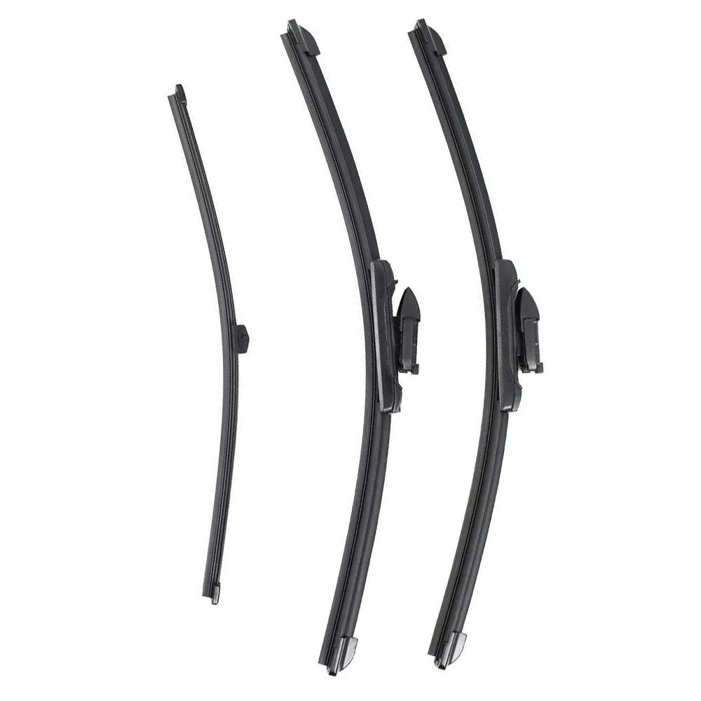 Wiper Blade Set 3pcs Suitable for Volkswagen Polo Hatch 2010–2017-1