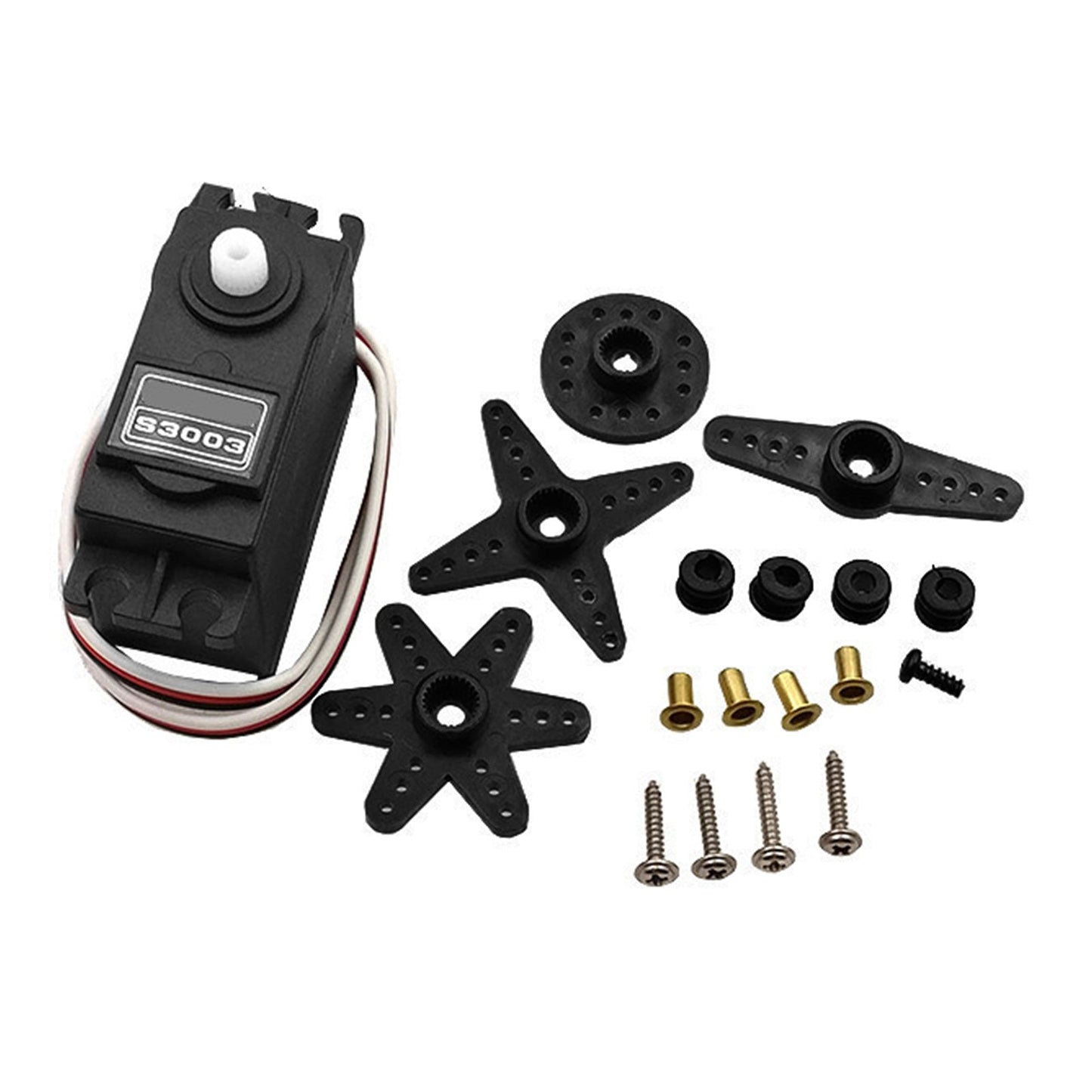 High Torque Standard Servos 4x Suitable For Futaba S3003 RC Car / Plane / Boat / Helicopter-3