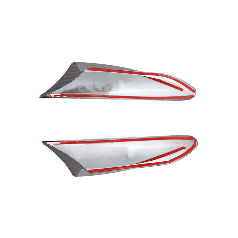 Carbon Fiber Car Side Fender Fin Vent Trim Suitable For Subaru BRZ Toyota 86-3