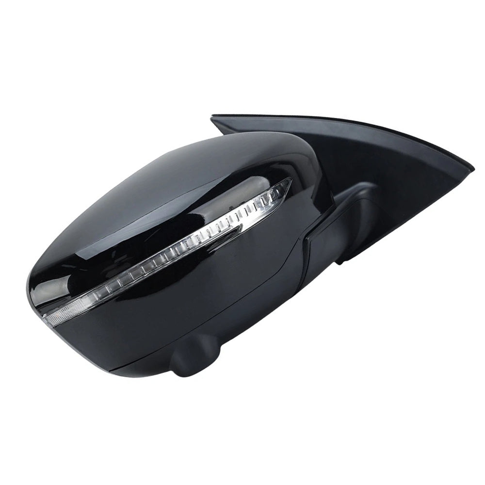 Right Gloss Black 13Pin Mirror with Camera Suitable for Nissan Qashqai J11 14–20-0