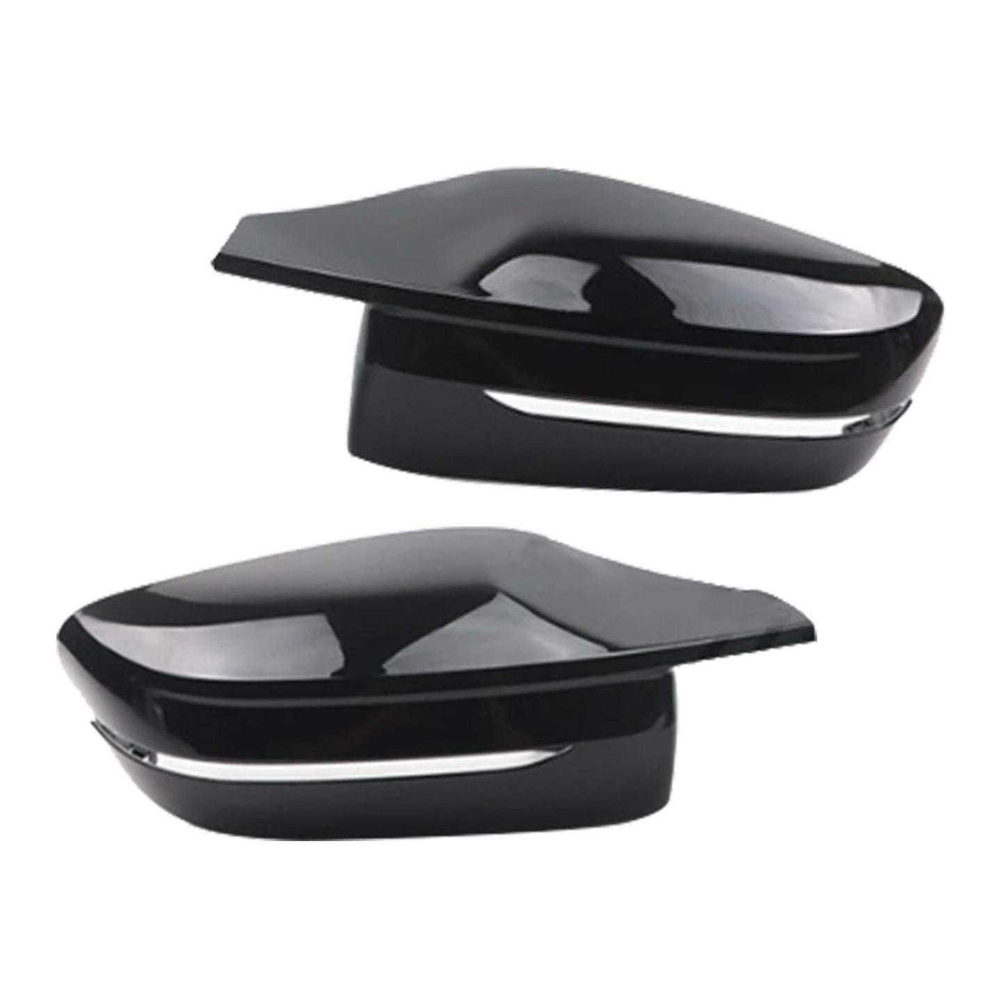 LH+ RH Side Gloss Black Mirror Cover Caps Suitable For BMW G20 G21 G22 G26-2