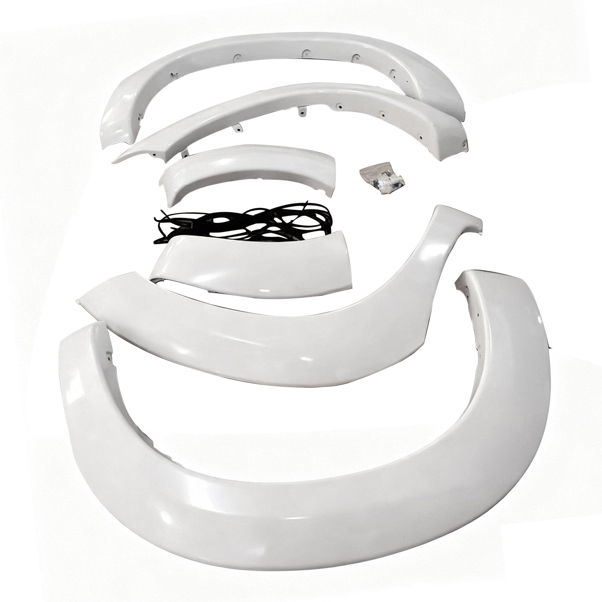 White Fender Flares 6 Inch 6pcs Suitable for Toyota Hilux SR5 SR 2011-2014-2