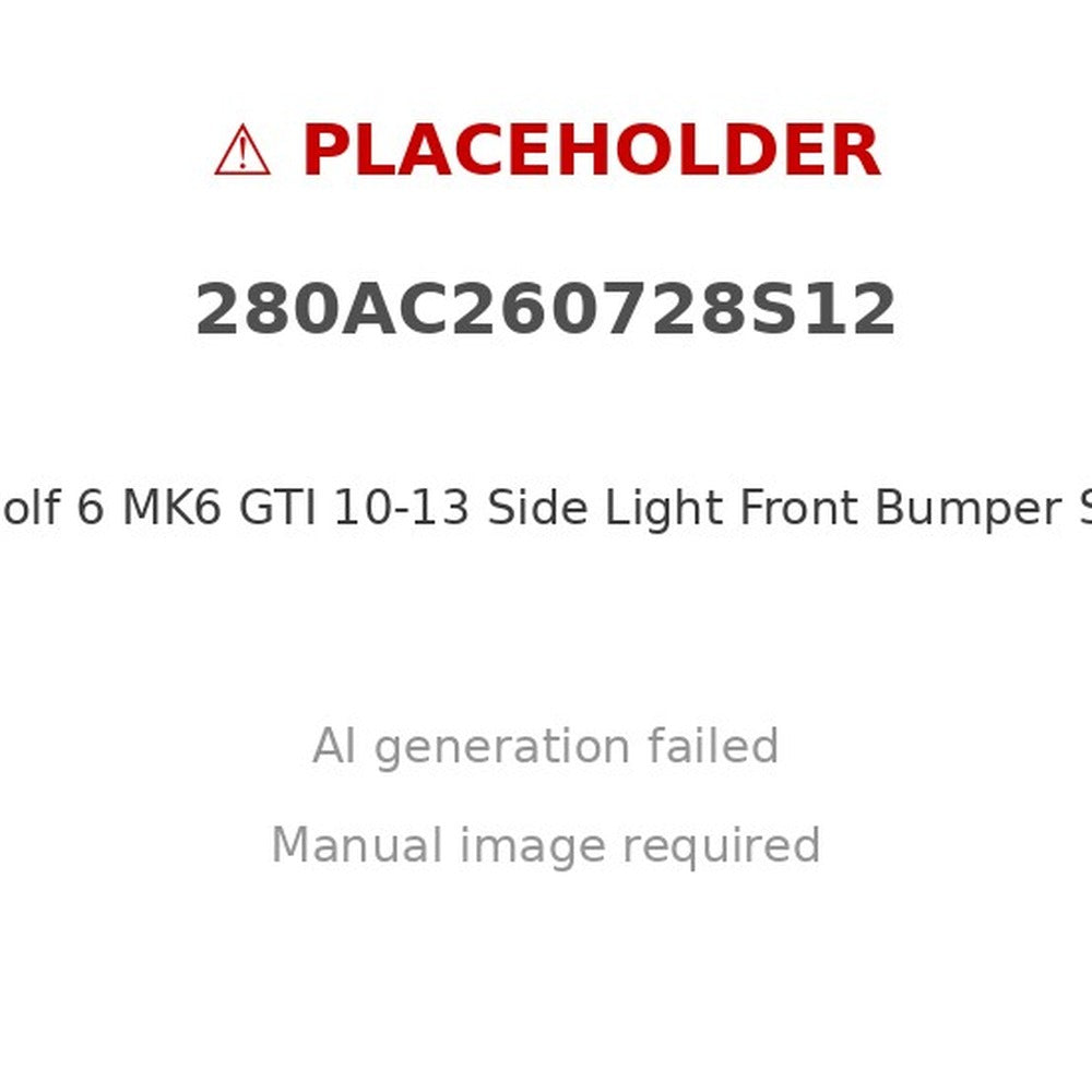 Side Light Front Bumper Turn Signal Suitable for VW Golf 6 MK6 GTI 10-13 White-3