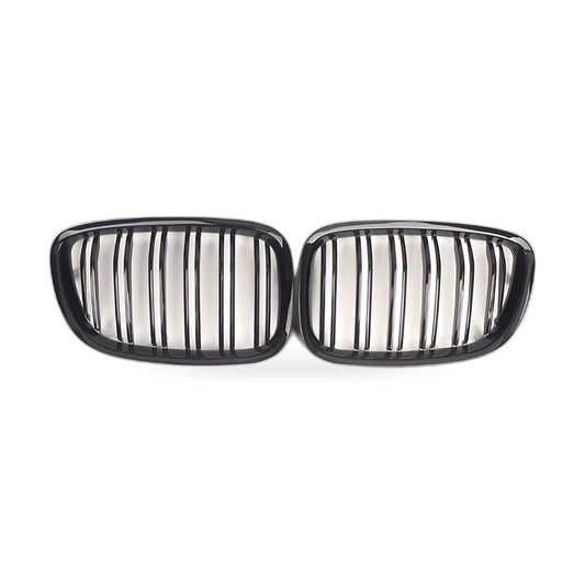 10-16 BMW 5 Series F07 GT Gloss Black Double Line Grille Suitable for 535i 550i-0