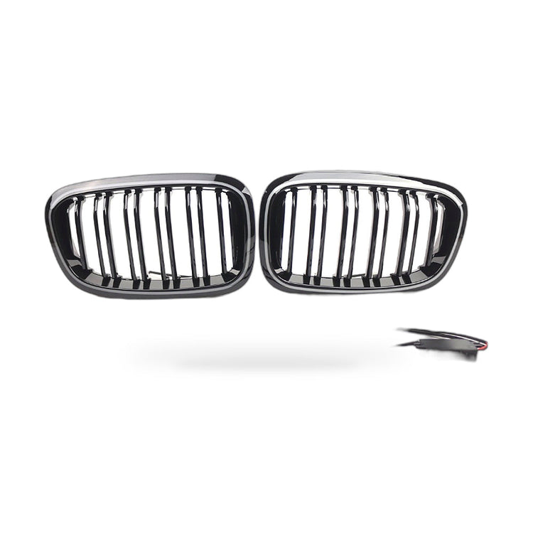 Modified Dual Line LED Halo Ring Grille Suitable for BMW 1 Series F20 2011-2014-0