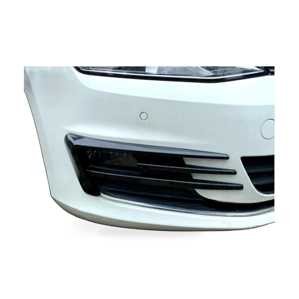 Fog Light Grille Cover Suitable for VW Golf 7 MK7 2013-2016 Front Bumper Frame-4
