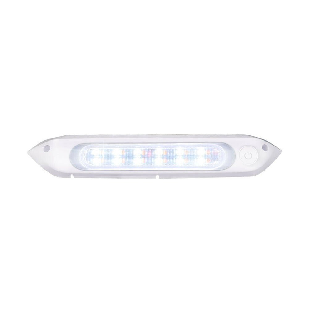287MM DUAL LED BUG LIGHT 12/24V AWNING LIGHT AMBER/WHITE LIGHTS W/ SWITCH - Frazy's Auto Parts