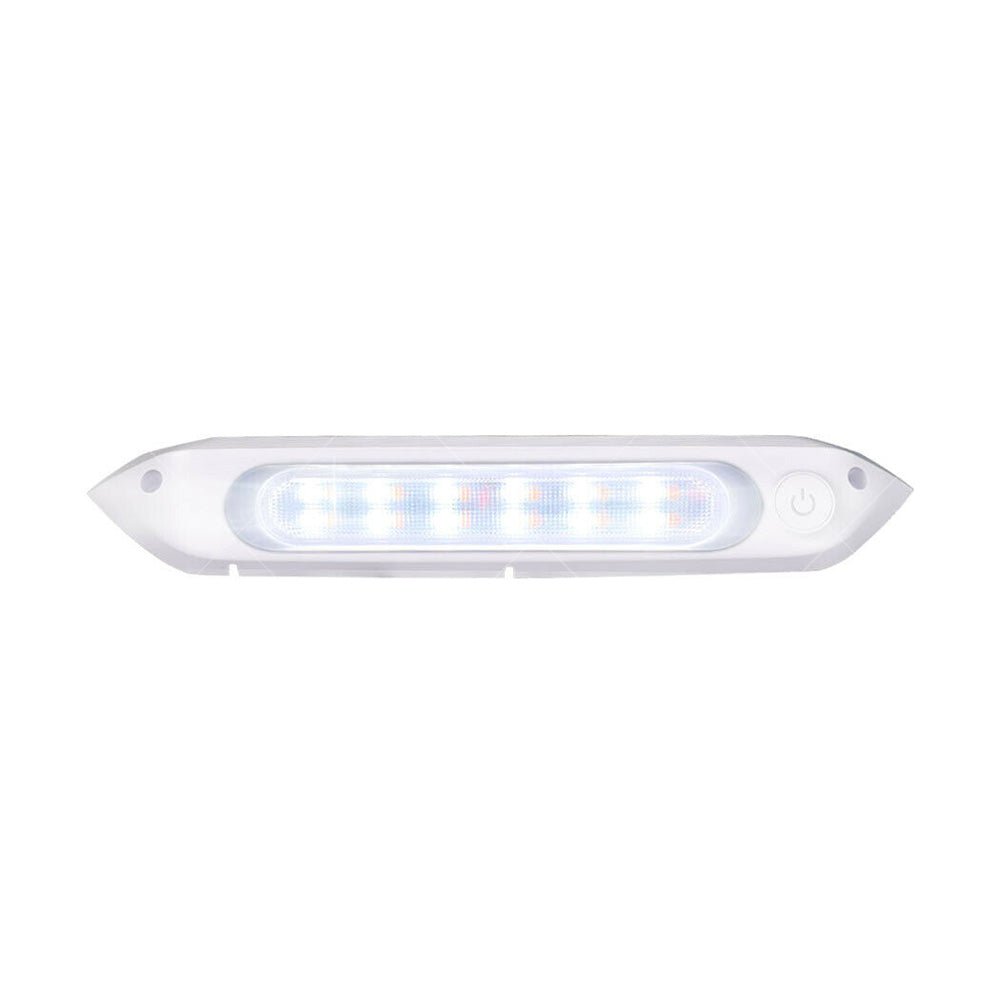 287MM DUAL LED BUG LIGHT 12/24V AWNING LIGHT AMBER/WHITE LIGHTS W/ SWITCH - Frazy's Auto Parts