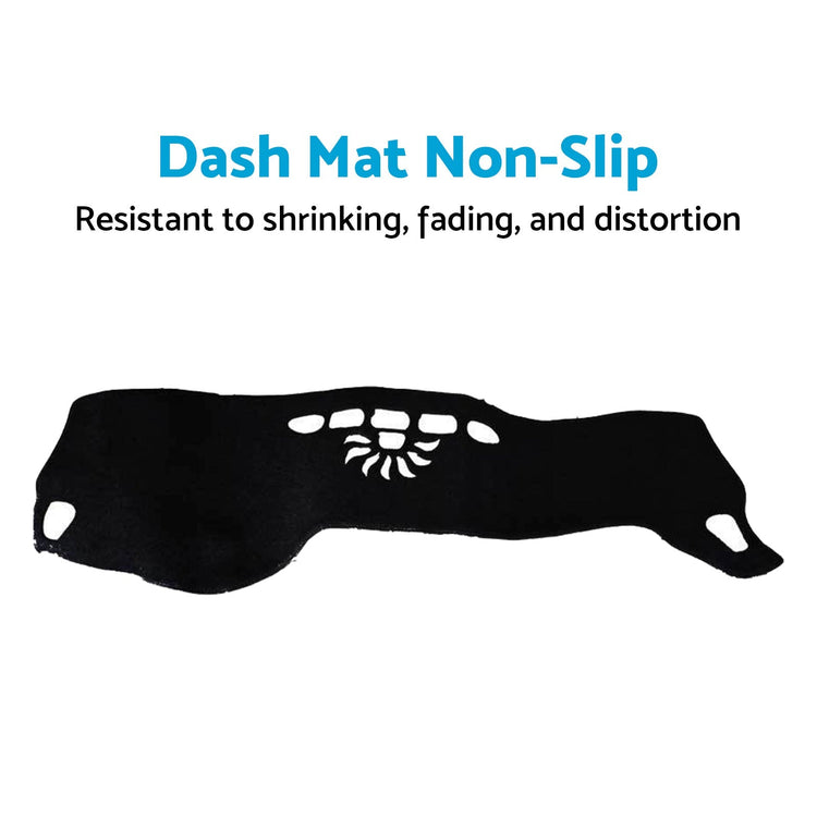 Non-Slip Dash Mat Dashboard Cover Suitable For Chery Tiggo 4 Pro 2024 On Black-0