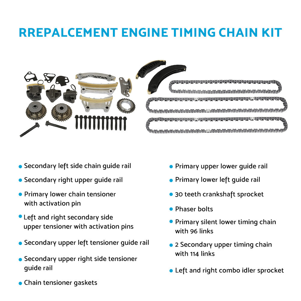 Timing Chain Kit  and  Gears fit for Holden Commodore VZ VE VF 3. 6L LY7 LE0 LW2 LWR-4
