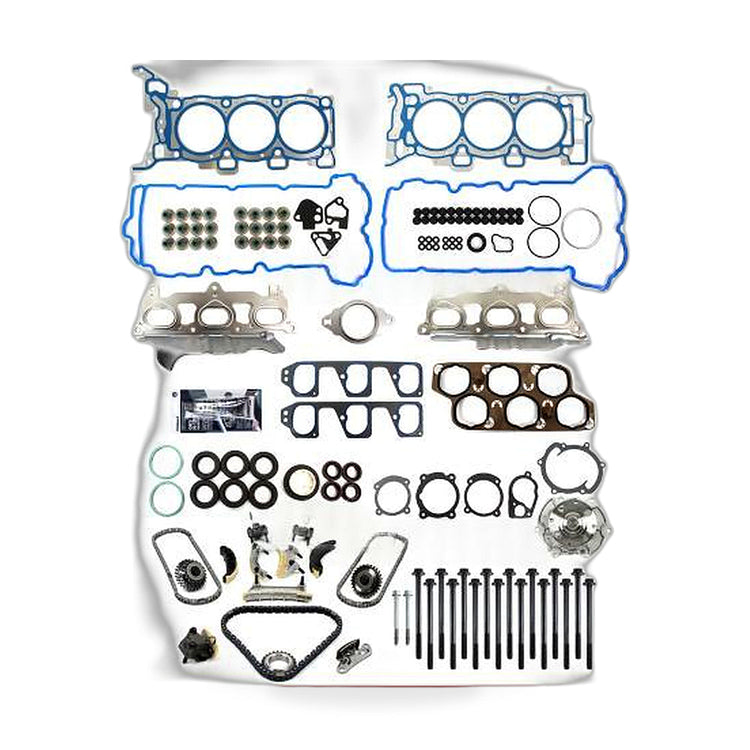 For 04-06 Buick Cadillac Suzuki 3.6 Timing Chain Water Pump Bolt Head Gasket set-0