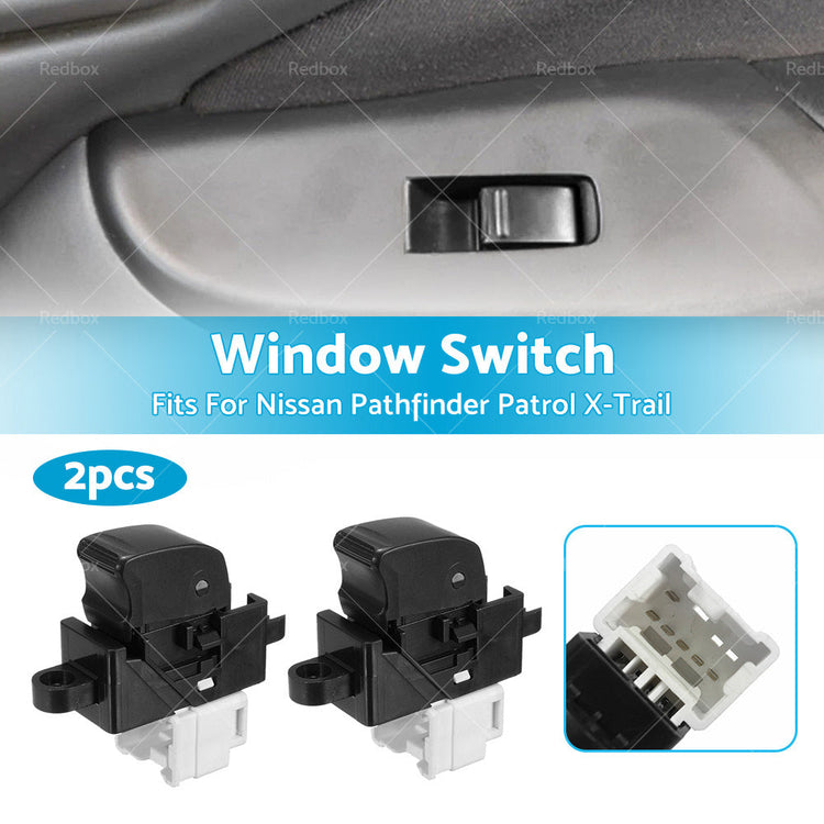 2X Single Window Switch Control 25411-0V000 For Nissan Pathfinder Patrol X-Trail-2
