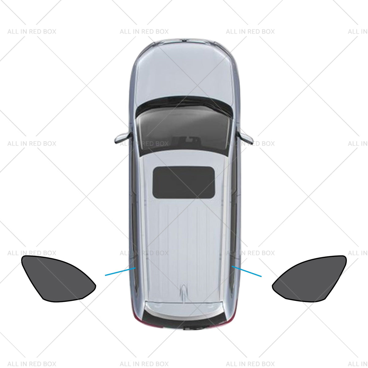 2x Car Window Sun Shades Suitable for Mazda CX-9 CX9 16-25 UVA&UVB Protection-7