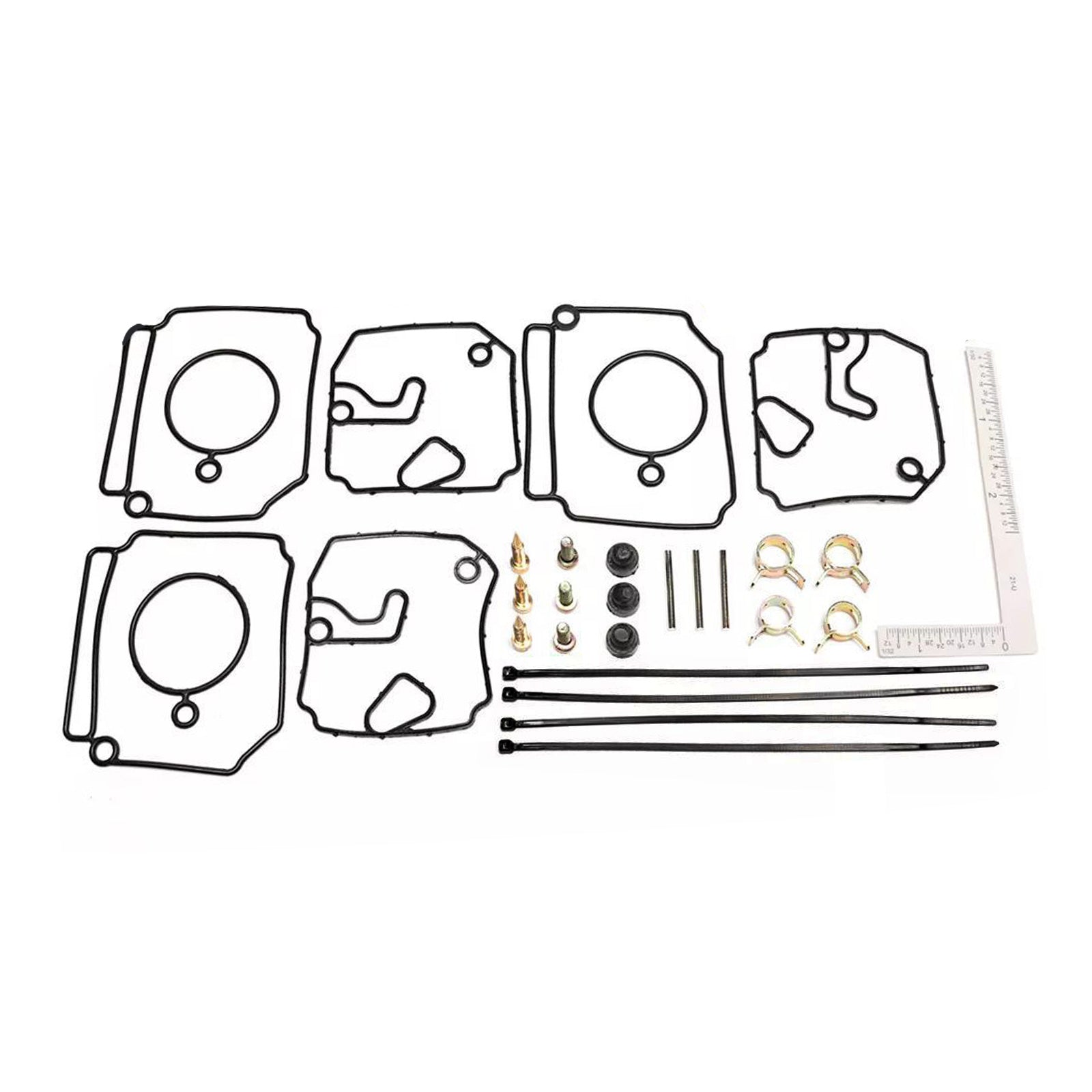 3x Carburetor Rebuild Kit Suitable For Yamaha 2-Stroke 40HP / 50HP Outboard Motor-2