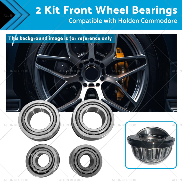 2 Kit Front Wheel Bearings Suitable for Holden HQ-WB Commodore VB VC VH VK VL VN-0