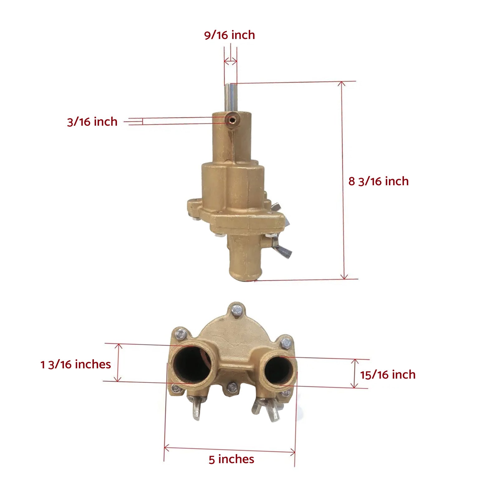 Sea Water Pump Suitable For MerCruiser 46-862914T10 46-8M0118067 8M0139995-3