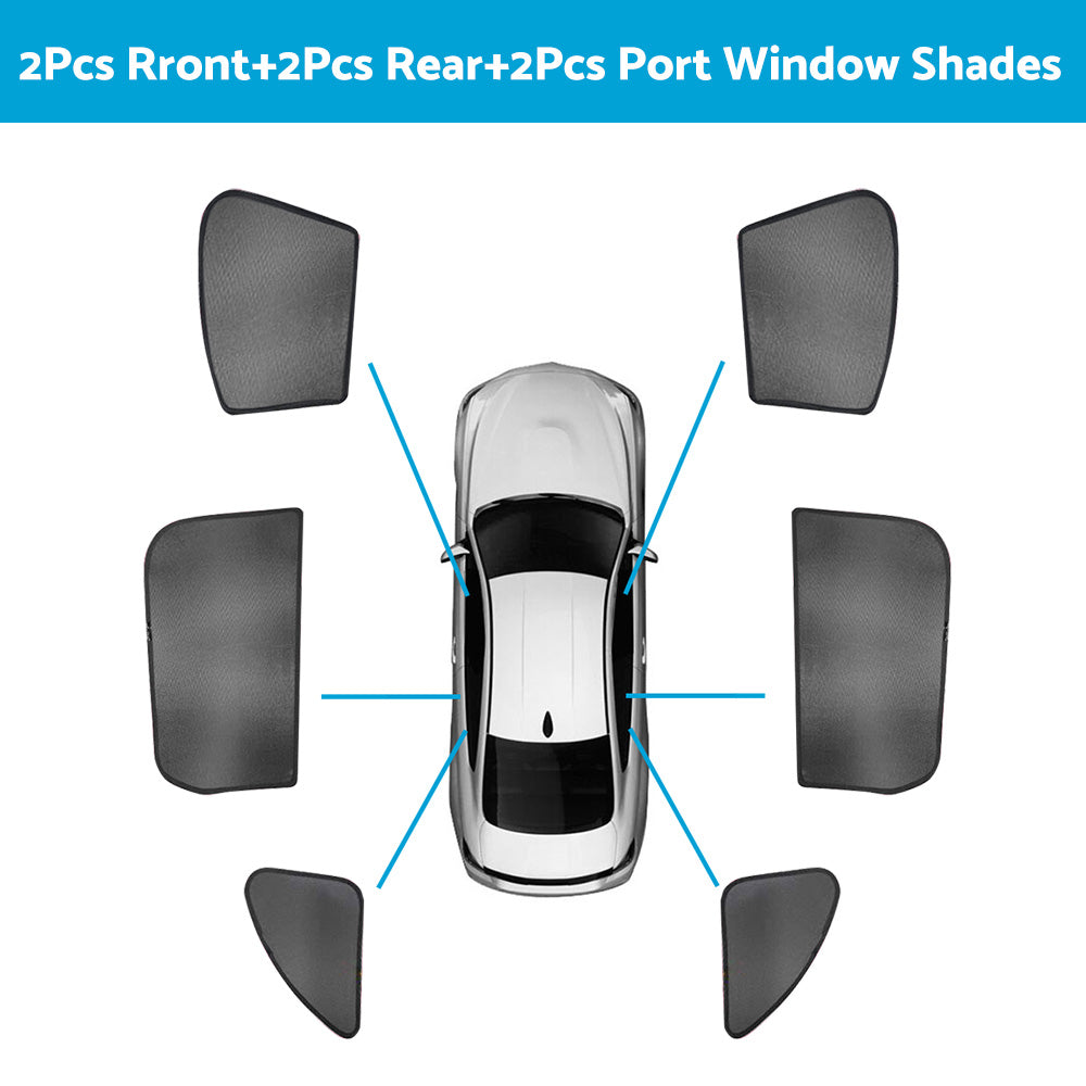 Car Front & Rear Window Sun Shade Mesh Suitable For Haval Jolion 2021-2023-8