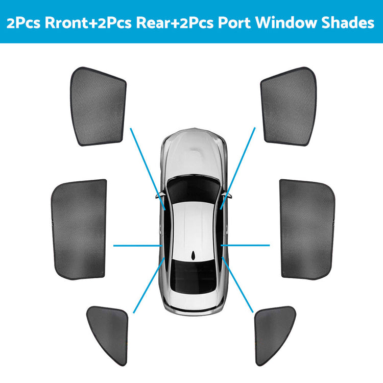 Car Front & Rear Window Sun Shade Mesh Suitable For Haval Jolion 2021-2023-8