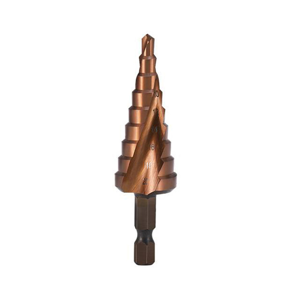Cobalt Steel Step Cone Drill Bit Hole Cutter 4-12/20/32mm for Stainless Steel-1