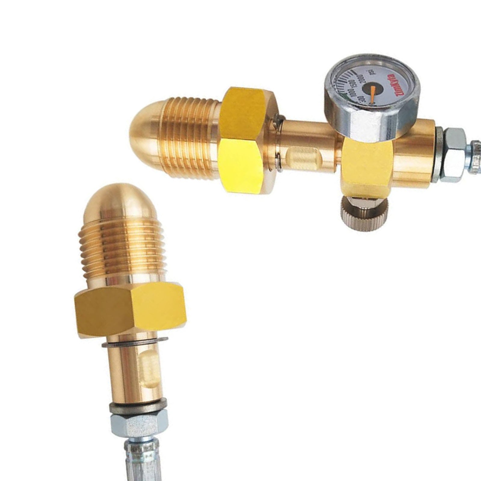 Refill Station Transfer Adaptor Hose Suitable For BS 341 No.3 Argon Cylinder-3