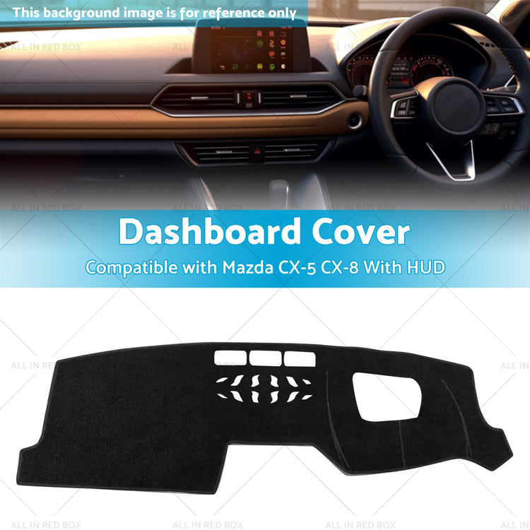 Dash Mat Dashmat Dashboard Cover Suitable For Mazda CX-5 CX-8 With HUD 2017-2022-1