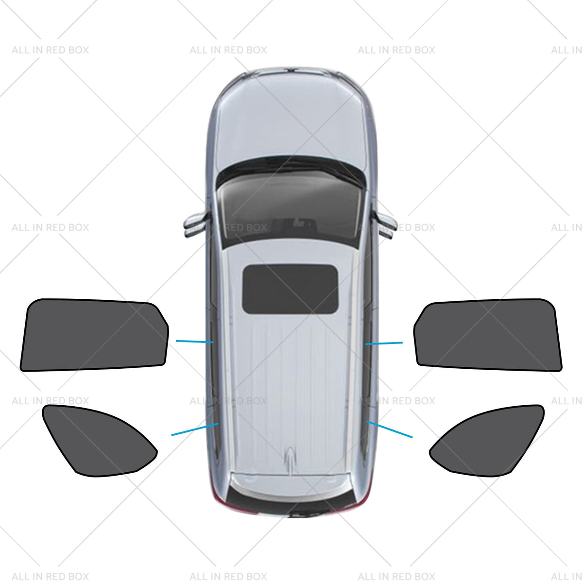 2x Car Window Sun Shades Suitable for Mazda CX-9 CX9 16-25 UVA&UVB Protection-8