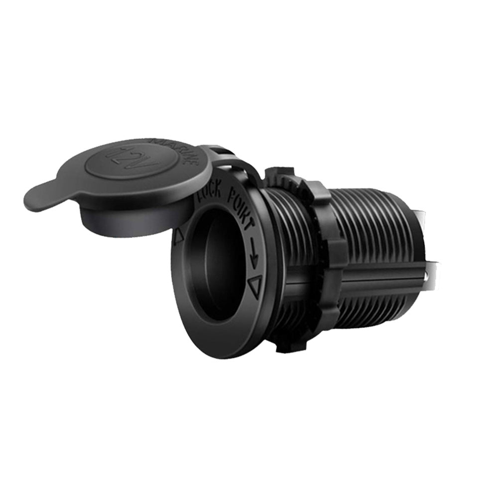 2x Waterproof 12V Car Cigarette Lighter Socket With USB Charger Power Adapter Outlet-1
