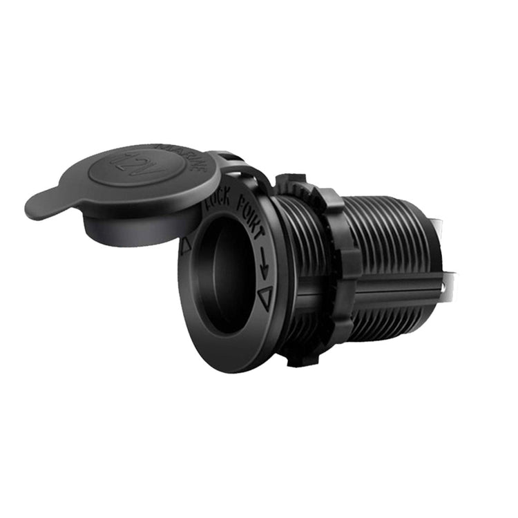 2x Waterproof 12V Car Cigarette Lighter Socket With USB Charger Power Adapter Outlet-1