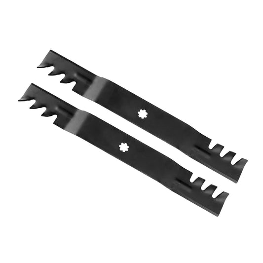 2PCS 42 inch Toothed Blades Suitable for John Deere M154061 M154062 GX22151 - Frazy's Auto Parts
