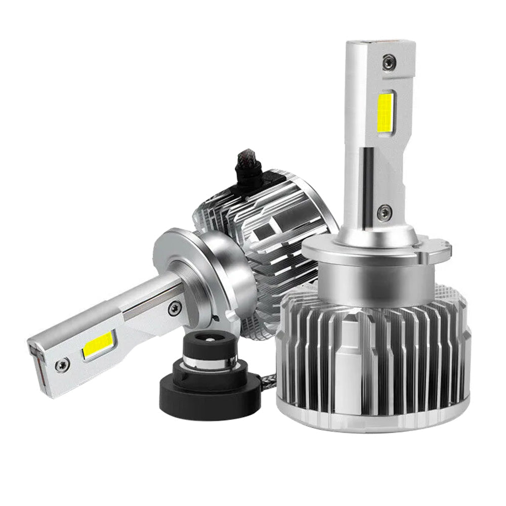 2PCS D4S LED Headlight Bulb Replace HID Xenon White 90W 6000K Conversion Kit - Frazy's Auto Parts