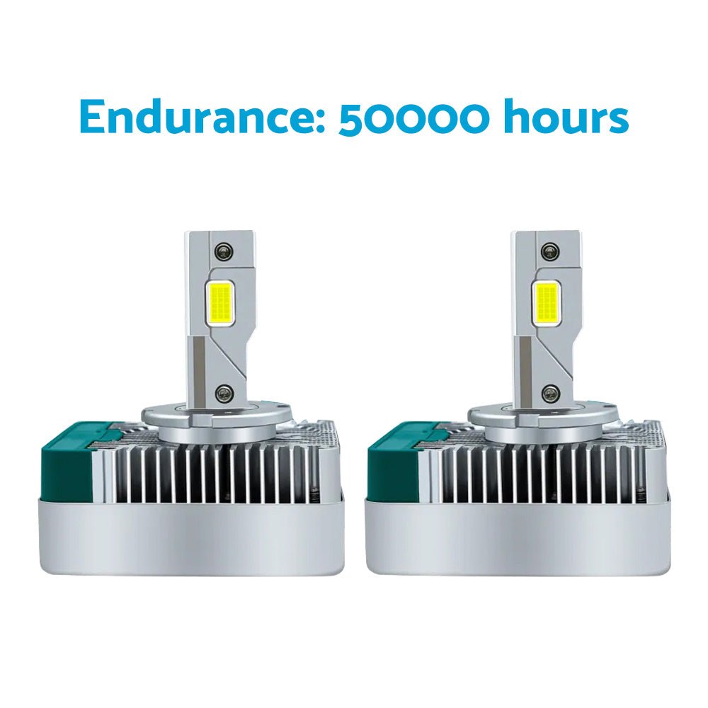 2pcs D5S LED Headlight Bulbs Conversion Kit Replace HID Xenon Lamps 6000K 90W - Frazy's Auto Parts