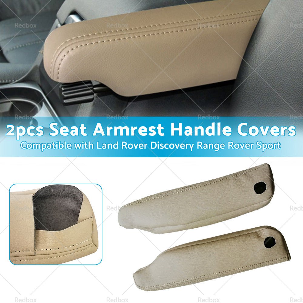 2PCS LEATHER Seat Armrest Handle Cover Suitable For 2005 - 2013 Range Rover SPORT - Frazy's Auto Parts