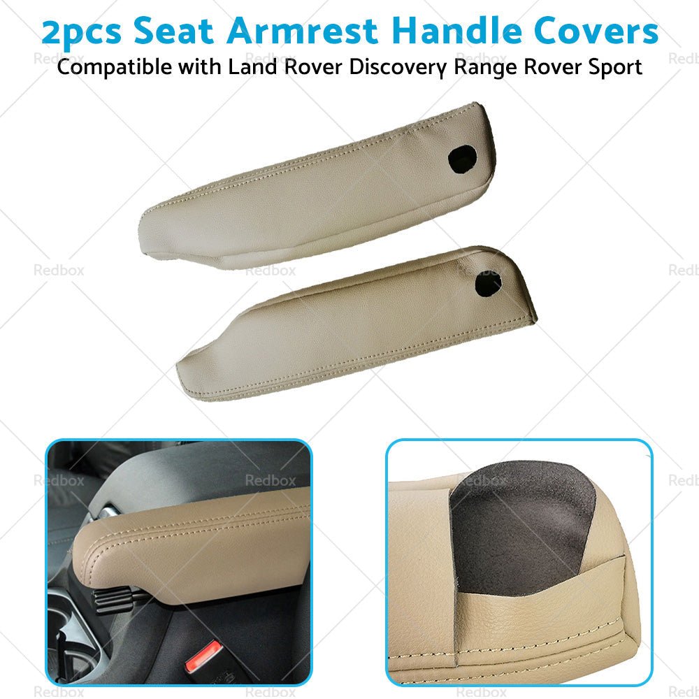 2PCS LEATHER Seat Armrest Handle Cover Suitable For 2005 - 2013 Range Rover SPORT - Frazy's Auto Parts